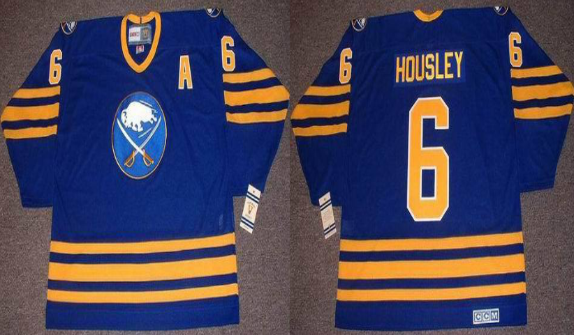 2019 Men Buffalo Sabres #6 Housley blue CCM NHL jerseys